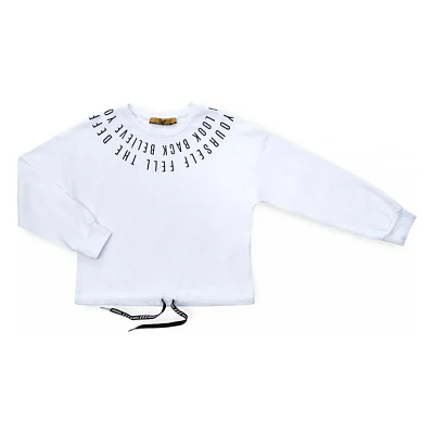 Кофта дитяча A-Yugi з куліскою (4110-158G-white)