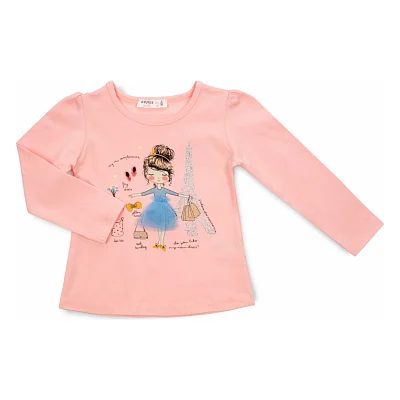 Кофта дитяча Breeze з дівчиною (15970-104G-peach)