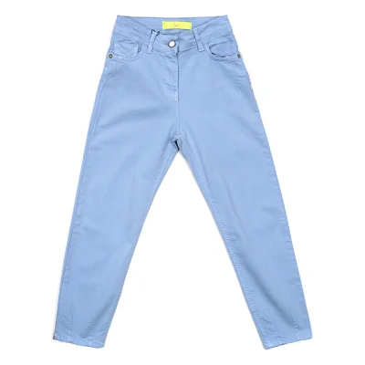 Джинси дитячі A-Yugi з високою талією (9255-140G-blue)