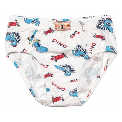 Труси дитячі BiyoKids з динозаврами (2556-104B-white)