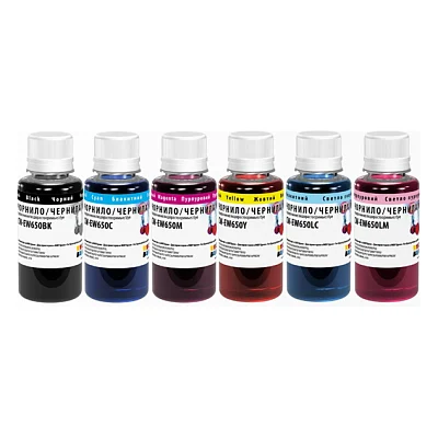 Комплект чорнил ColorWay Epson TX650. 6x100 мл (CW-EW650SET01)