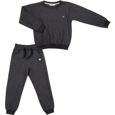 Спортивний костюм дитячий Breeze з емблемою (18239-116B-gray)