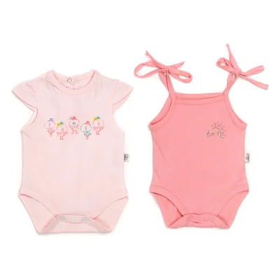 Боді дитяче Miniworld набір 2 штуки (4753-56G-pink)