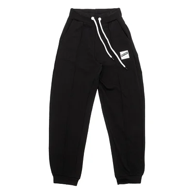 Штани дитячі A-Yugi спортивні на манжетах (7084-164G-black)