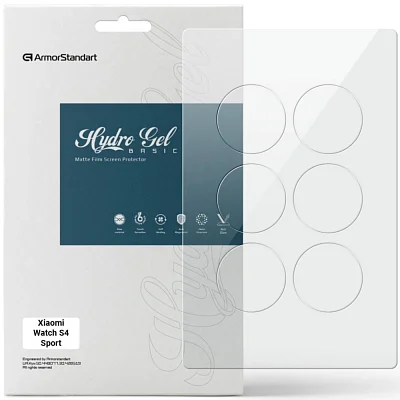 Плівка захисна Armorstandart Matte hydrogel Xiaomi Watch S4 Sport 6 pcs (ARM92140)