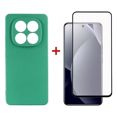 Чохол до мобільного телефона Dengos Soft Cover + Glass Xiaomi Redmi Note 15 Pro 4G Mint (DG-KM-196)