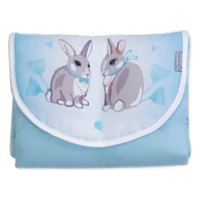 Пеленальний матрацик Верес Summer Bunny blue 57*60 (427.3)