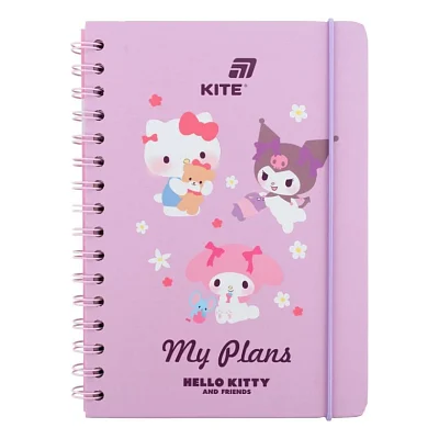 Тижневик Kite дитячий на спіралі Hello Kitty, тверда обкладинка (HK26-438)