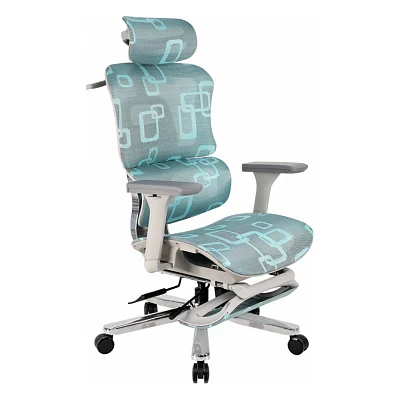 Офісне крісло GT Racer B-528 Gray/Blue