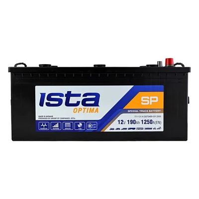 Акумулятор автомобільний ISTA Optima 190Ah 1250A L+ (D5)