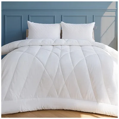 Ковдра MirSon Набір 9589 Royal Ковдра зимова Євро 200х220 Ecosilk + Дві подушки 50х70 (2200010807196)