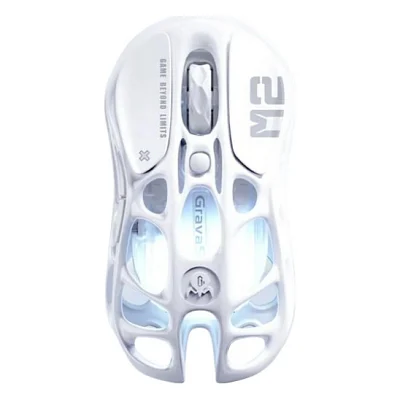 Мишка GravaStar Mercury M2 RGB Wireless/Bluetooth/USB Opaline White (GRAVASTARM2_WHT)
