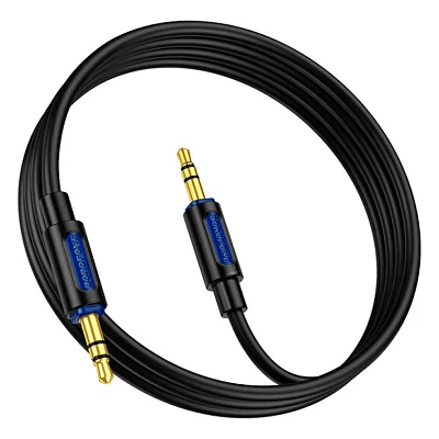 Кабель мультимедійний 3.5mm M to 3.5mm M 1.0m silicone black BOROFONE (6941991114373)