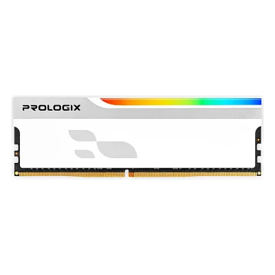 Модуль пам'яті для комп'ютера DDR4 8GB 3600 MHz Onyx White RGB Prologix (PRO8GB3600YWR4)