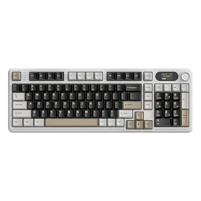 Клавіатура ATTACK SHARK X98 Pro Cheese White EN