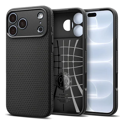 Чохол до мобільного телефона Spigen Liquid Air iPhone 18 Pro Max/17 Pro Max Matte Black (ACS12111)