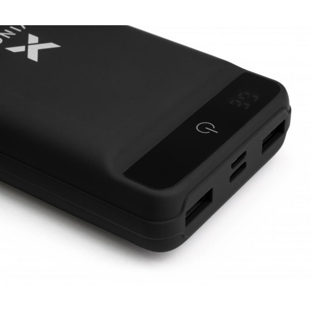 Батарея універсальна Vinga 20000 mAh QC3.0 Display soft touch black (VPB2QLSBK) — фото 5