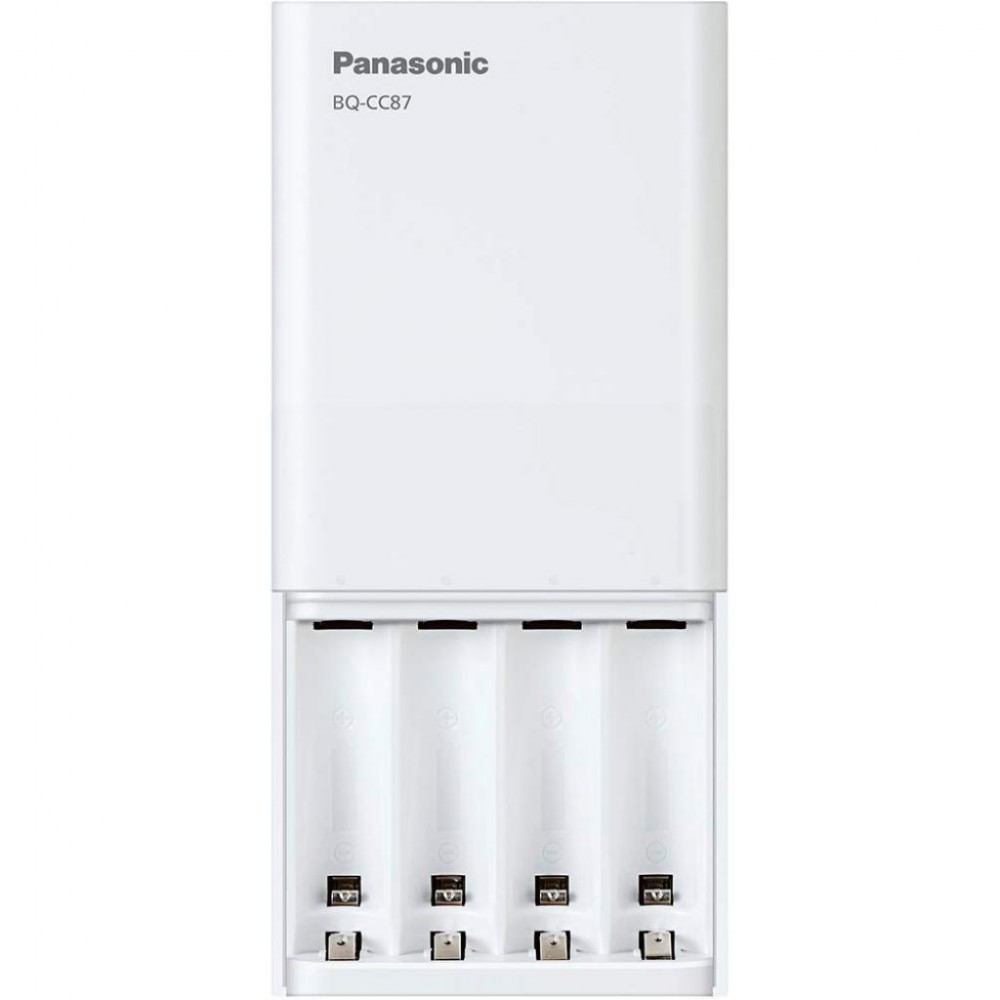 Зарядний пристрій для акумуляторів Panasonic USB in/out з функцією Power Bank (BQ-CC87USB) — фото 4