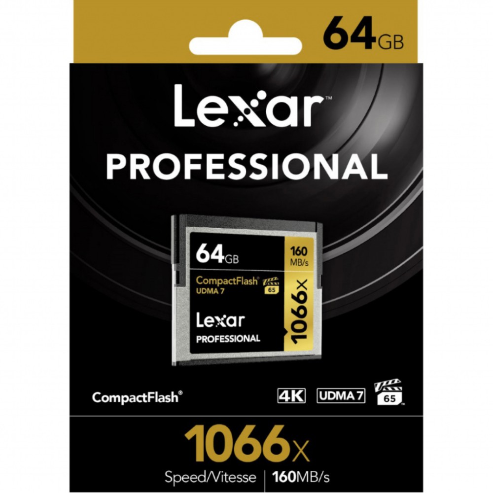 Карта пам'яті Lexar 64GB Compact Flash 1066x Professional (LCF64GCRB1066) — фото 2