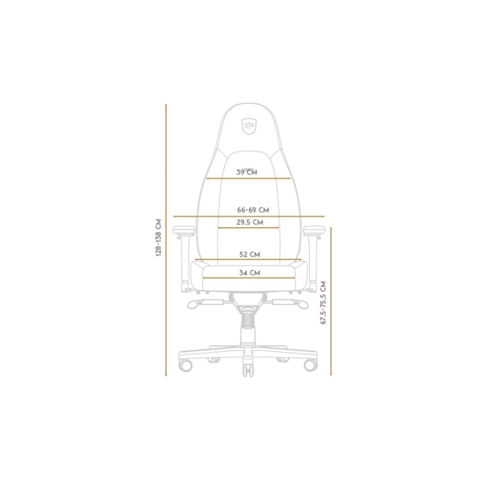 Крісло ігрове Noblechairs Icon White/Black (NBL-ICN-PU-WBK) — фото 5