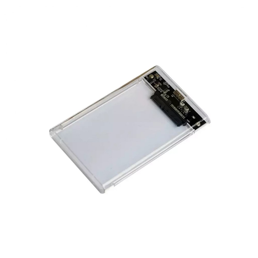 Кишеня зовнішня AgeStar 2.5", USB 3.2, 9.5 mm / 7 mm HDD/SSD, Transparent (3UB2P4C (Transparent)) — фото 4