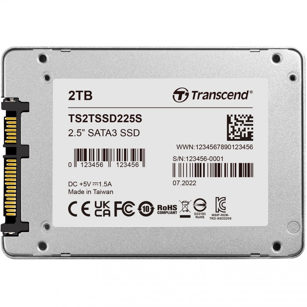 Накопичувач SSD 2.5" 2TB Transcend (TS2TSSD225S) — фото 2