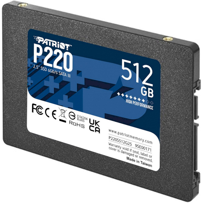 Накопичувач SSD 2.5" 512GB Patriot P220 (P220S512G25) — фото 3