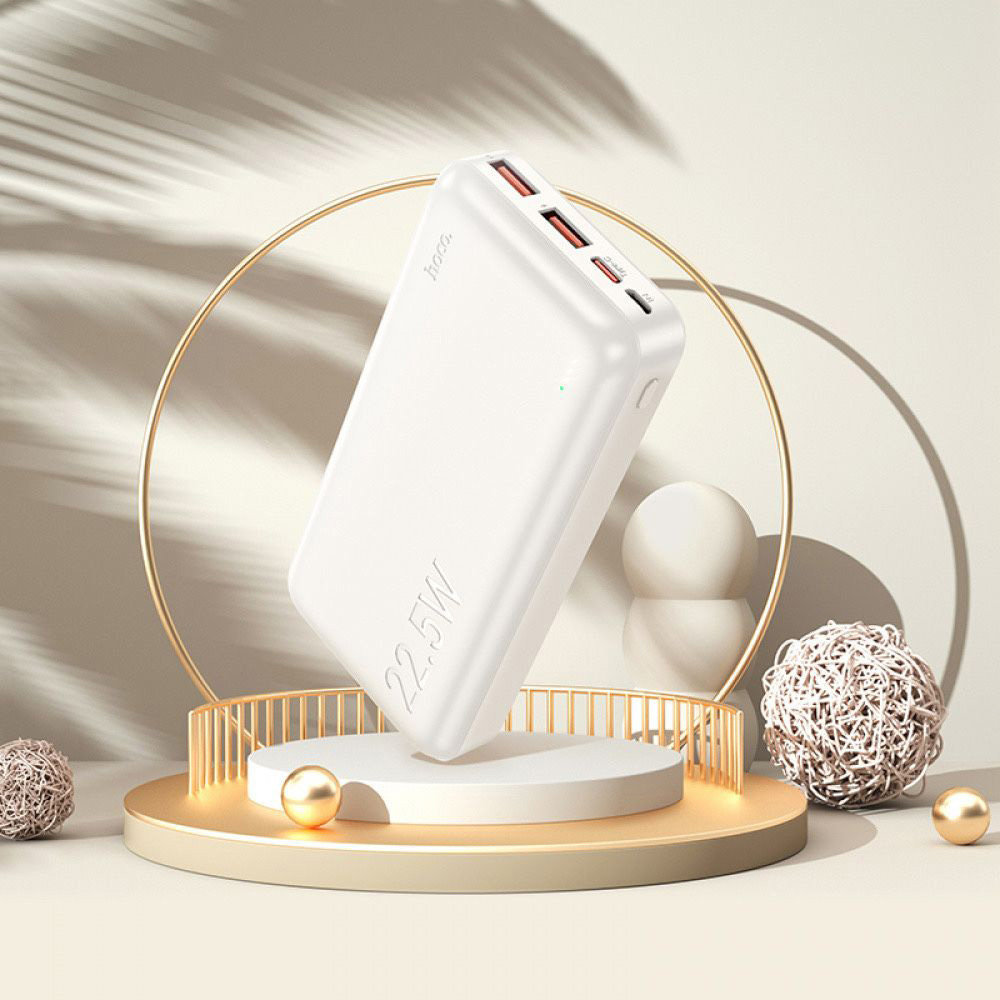Батарея універсальна Hoco J101A Astute PD22.5W 20000mAh White — фото 5