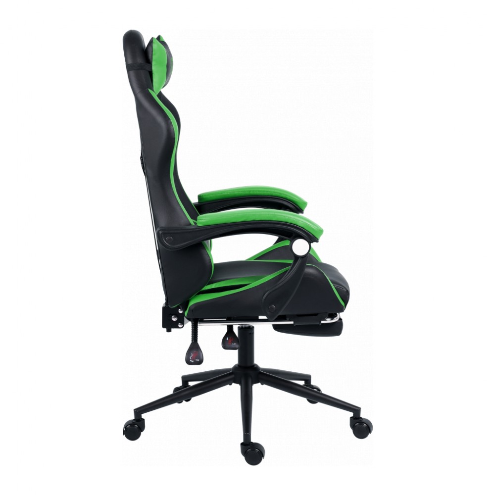 Крісло ігрове GT Racer X-2323 Black/Green — фото 3