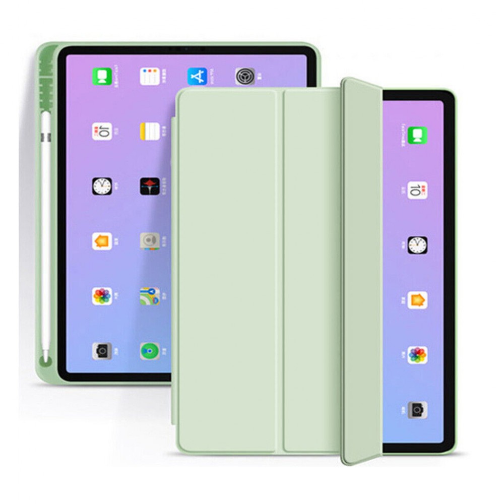 Чохол до планшета BeCover Tri Fold Soft TPU mount Apple Pencil Apple iPad 10.2 2019/2020/2021 Light Green (708458) — фото 2