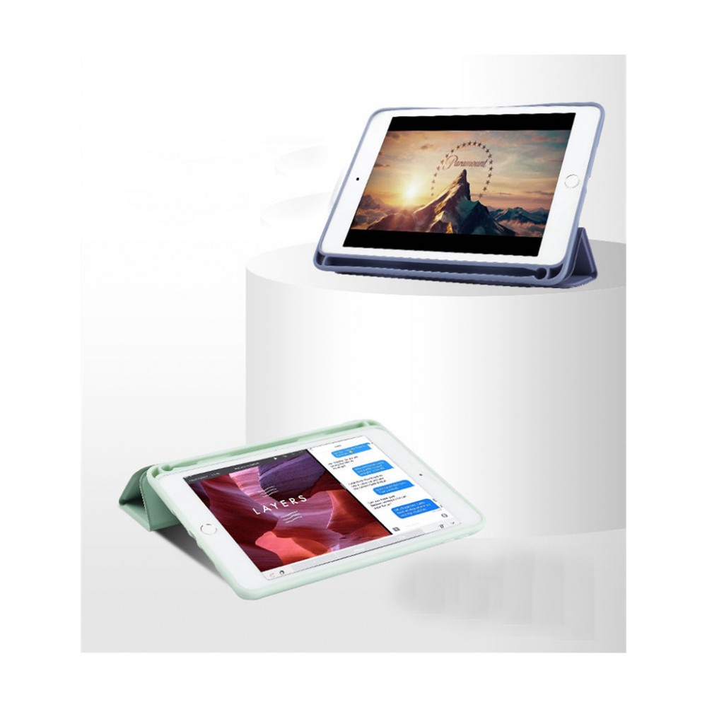 Чохол до планшета BeCover Tri Fold Soft TPU mount Apple Pencil Apple iPad 10.2 2019/2020/2021 Light Green (708458) — фото 6