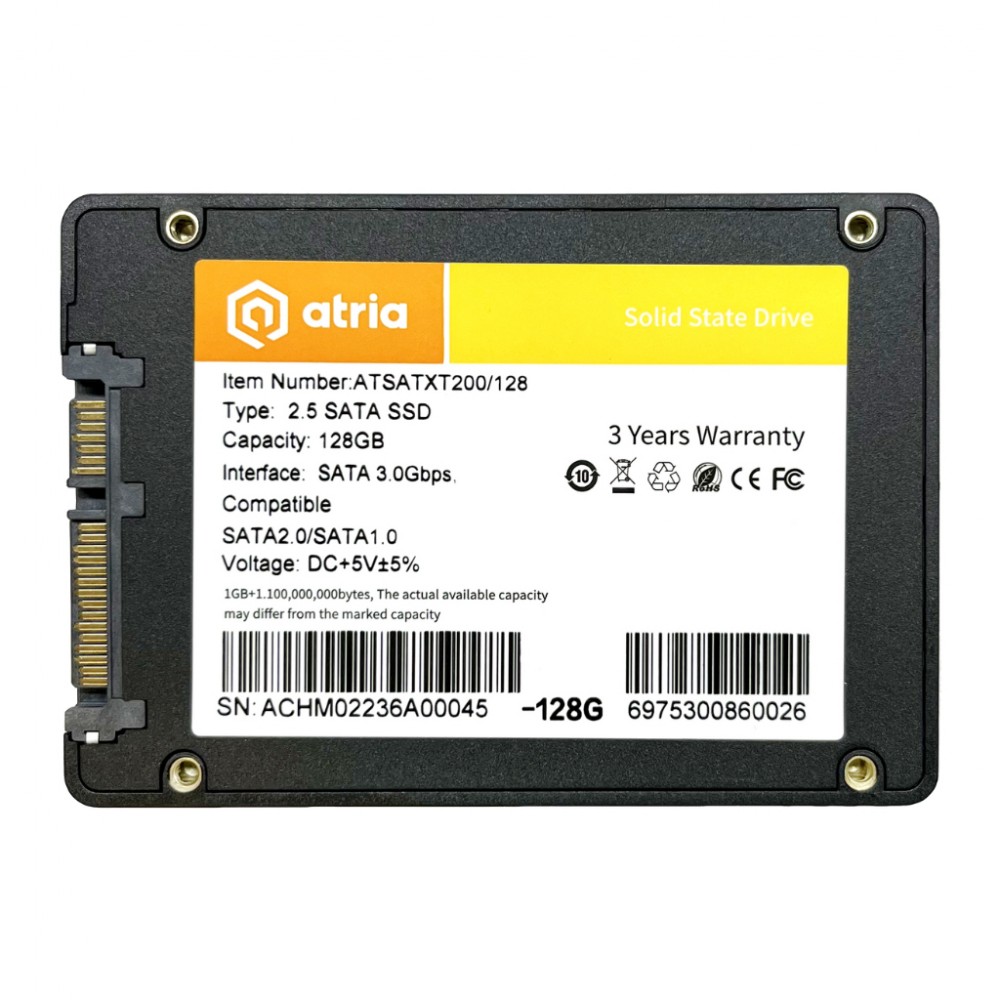 Накопичувач SSD 2.5" 128GB XT200 ATRIA (ATSATXT200/128) — фото 2