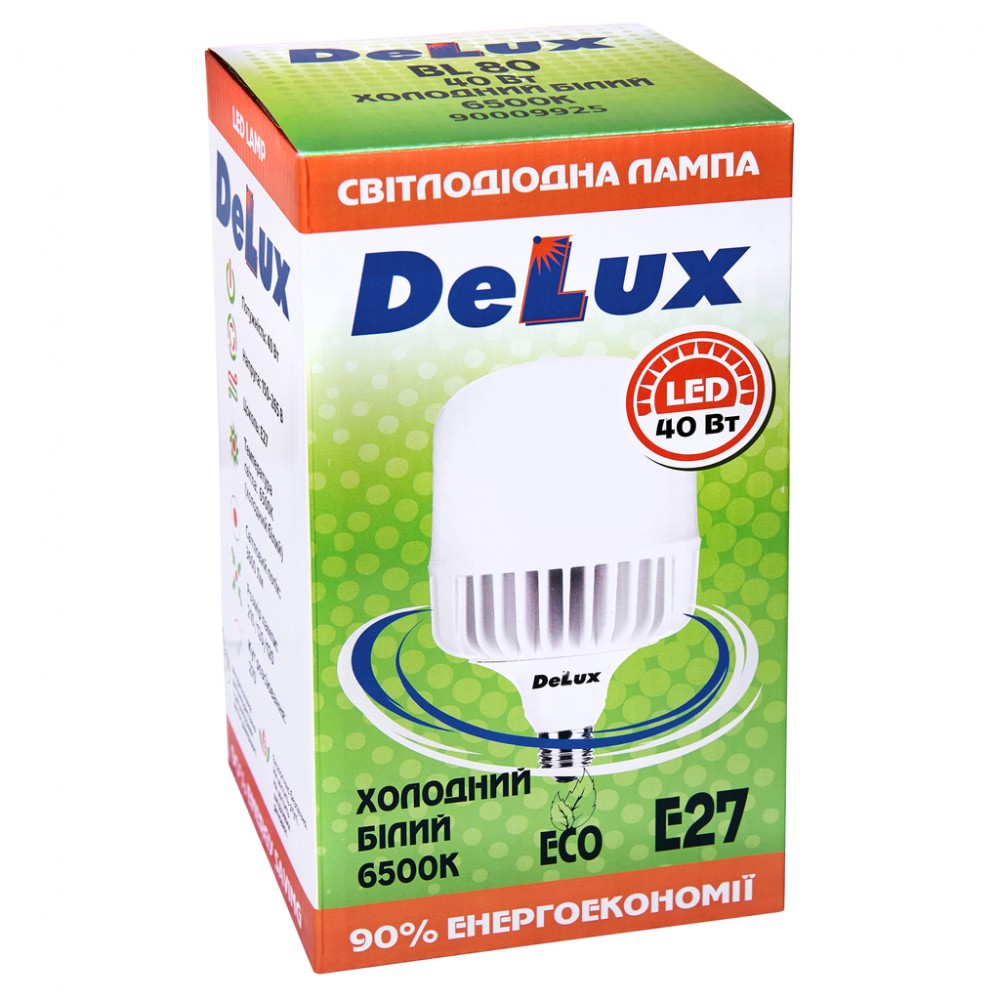 Лампочка Delux BL 80 40w 6500K (90020577) — фото 2