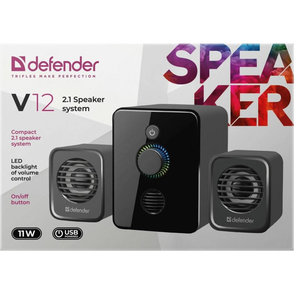 Акустична система Defender V12 USB Black (65212) — фото 6