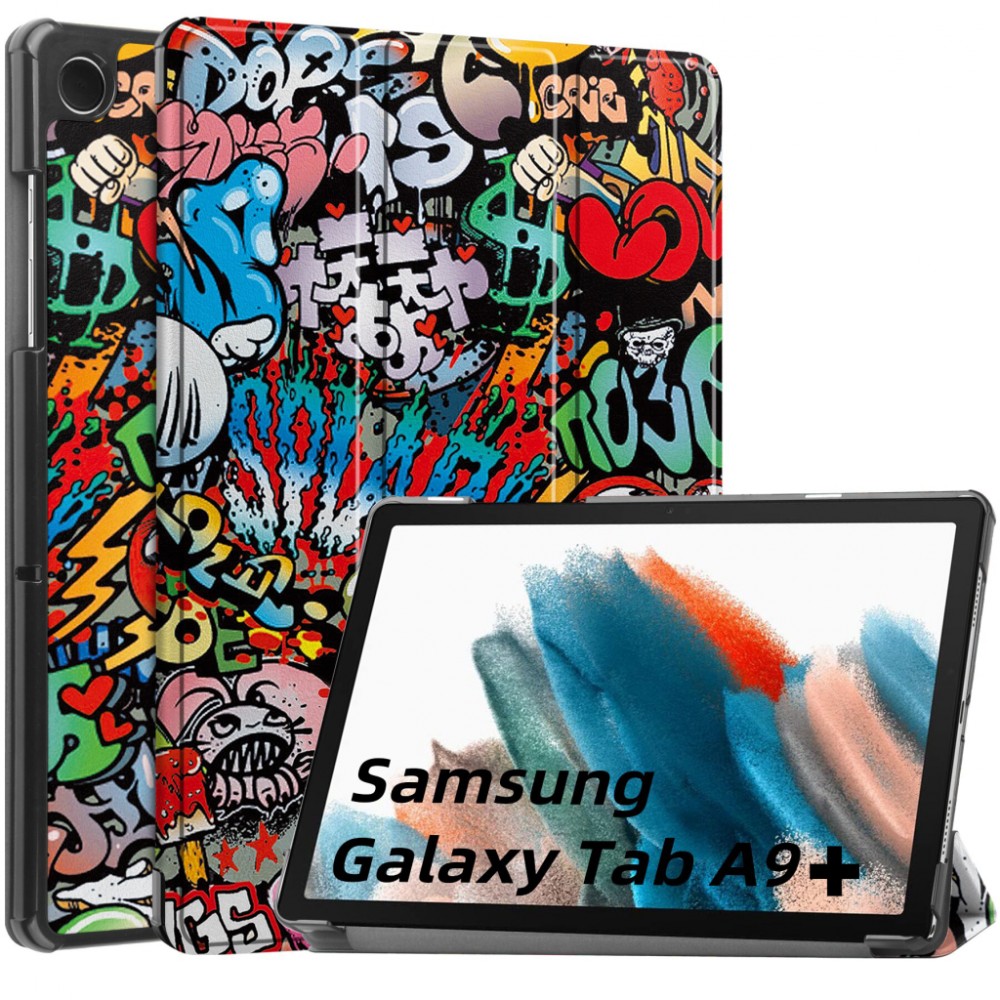Чохол до планшета BeCover Smart Case Samsung Tab A9 Plus SM-X210/SM-X215/SM-X216 11.0" Graffiti (710314) — фото 4