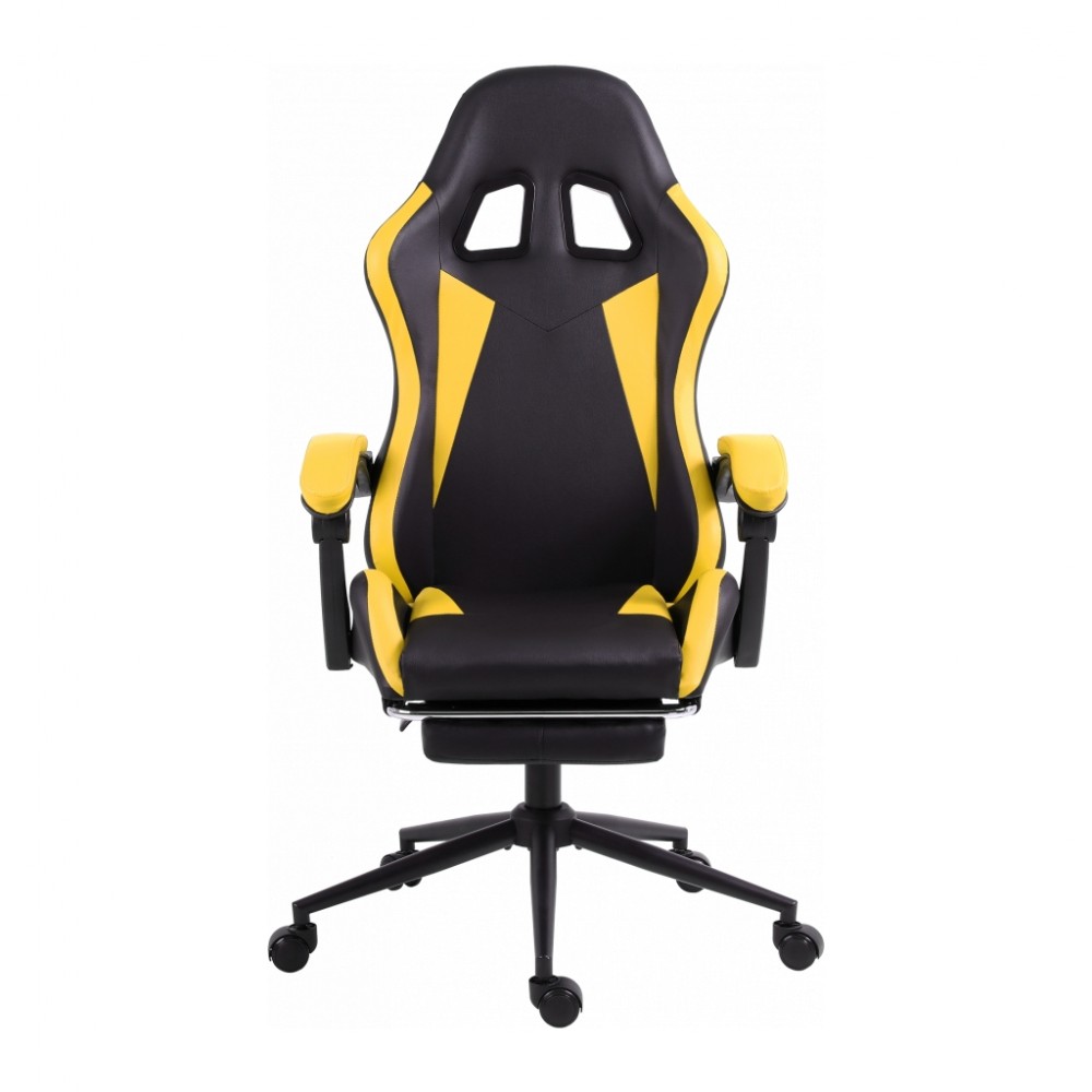 Крісло ігрове GT Racer X-2323 Black/Yellow — фото 5