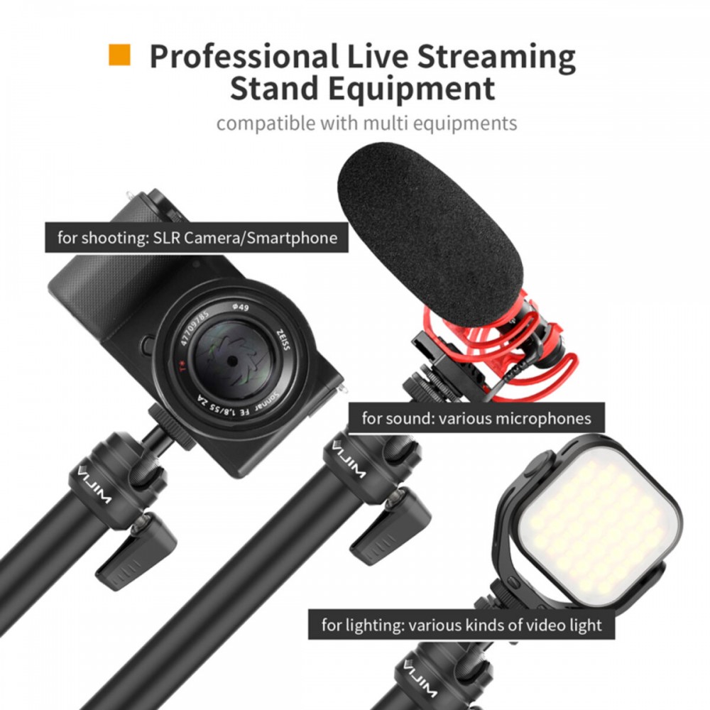 Штатив-тримач Ulanzi Vijim Desktop Flexible Arm/Light Stand(With Clip/Two Stages) (UV-2665 LS04) — фото 9