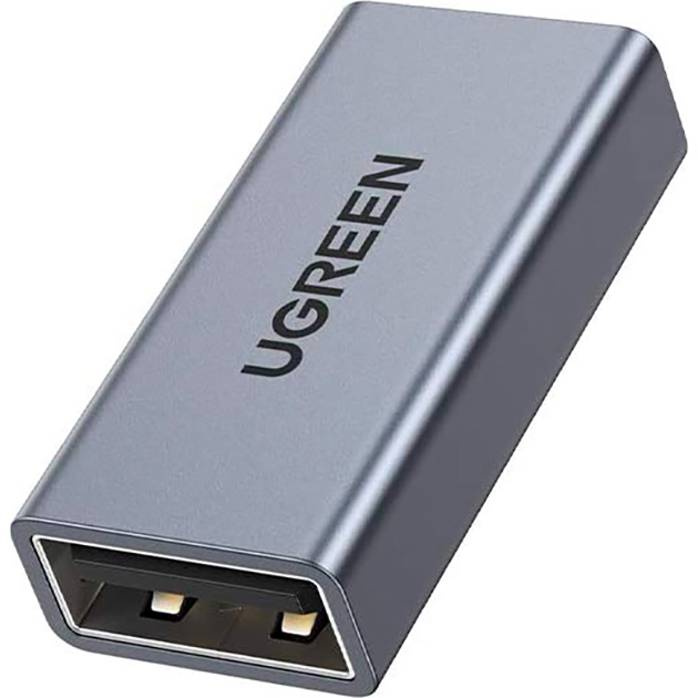 Адаптер Ugreen US381 USB3.0 A/F to A/F Adapter Aluminum Case (20119) — фото 2