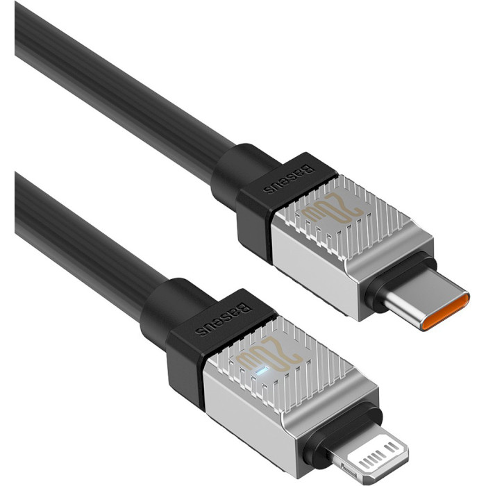 Кабель Baseus CoolPlay Series Fast Charging Cable Type-C to Lightning 20W 2m Black (CAKW000101) — фото 3