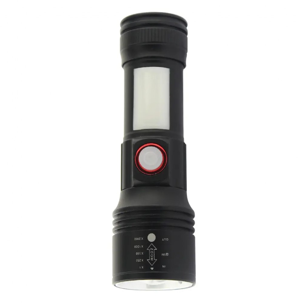 Ліхтар Quantum Adept 10W LED zoom +COB з USB (QM-FL1031) — фото 3