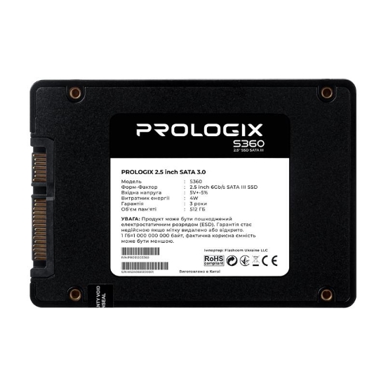 Накопичувач SSD 2.5" 512GB S360 Prologix (PRO512GS360) — фото 2