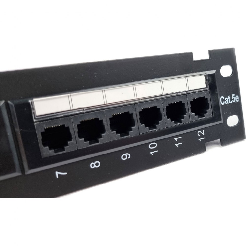 Патч-панель настінна 12 портів 5e UTP Eserver (WT-2180-Dual) — фото 4
