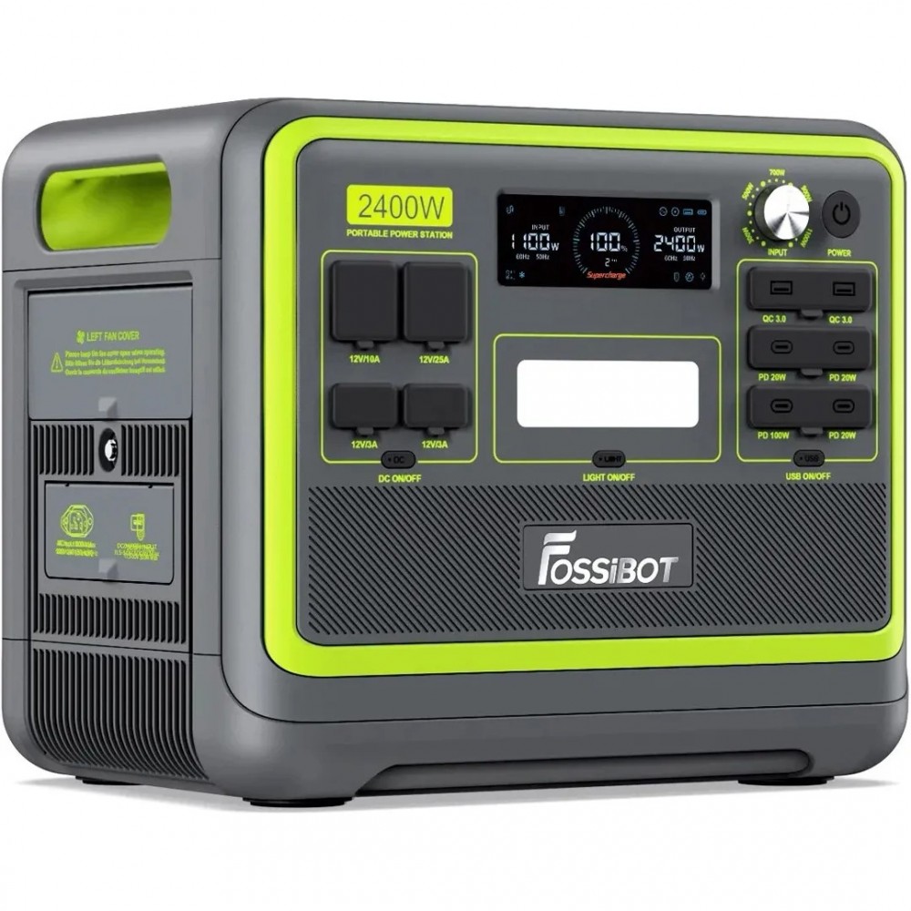 Зарядна станція FOSSiBOT F2400 Green — фото 2
