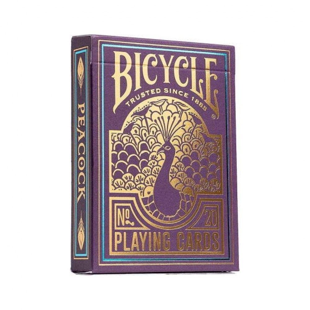 Гральні карти Bicycle Peacock (purple) (ВР_КГБПП)