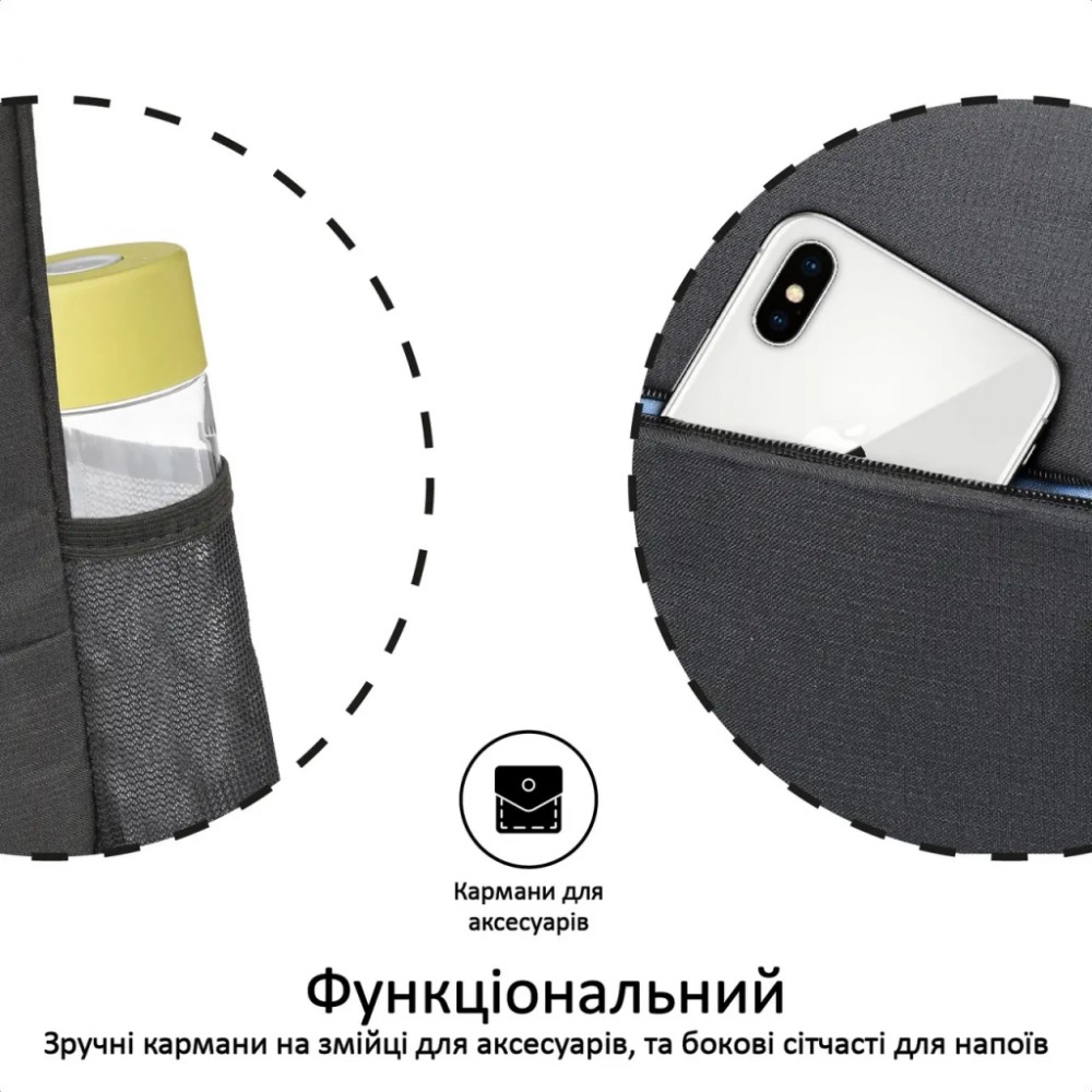 Рюкзак для ноутбука Promate 15.6" Alpha-BP black (alpha-bp.black) — фото 4
