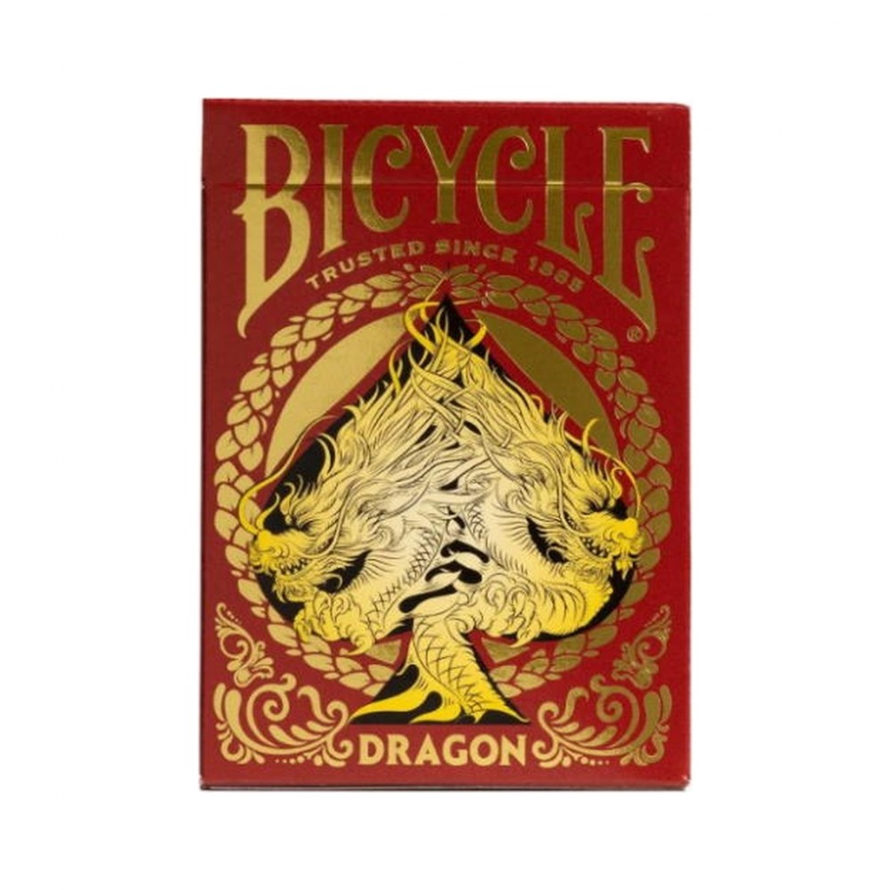 Гральні карти Bicycle Red Dragon (Bicycle Premium) (ВР_КГБРД) — фото 2