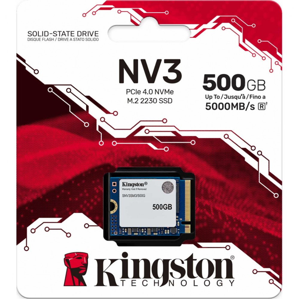 Накопичувач SSD M.2 2230 500GB NV3 Kingston (SNV3SM3/500G) — фото 3