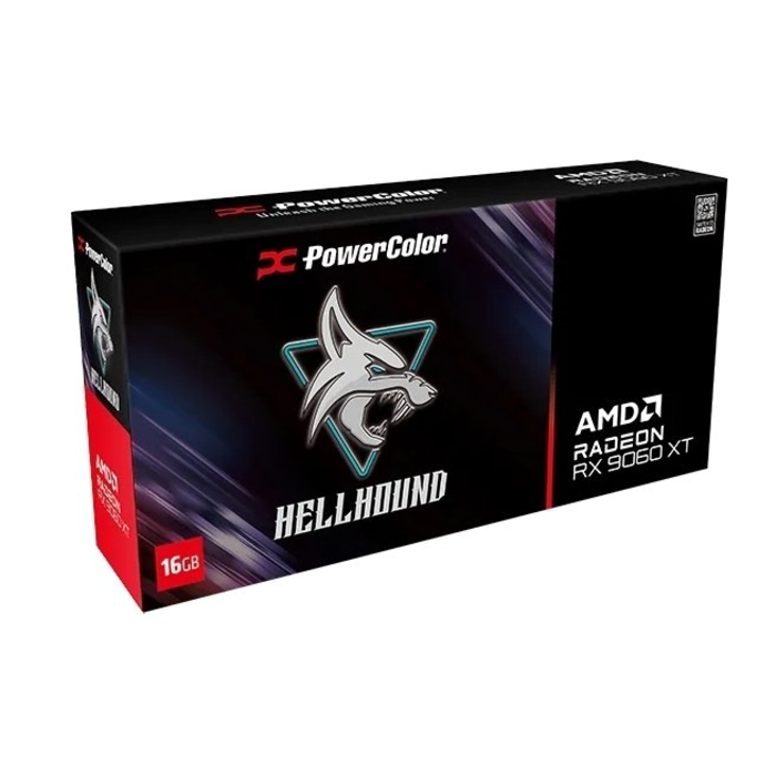 Відеокарта PowerColor Radeon RX 9060 XT 16384Mb Hellhound (RX9060XT 16G-L/OC) — фото 9