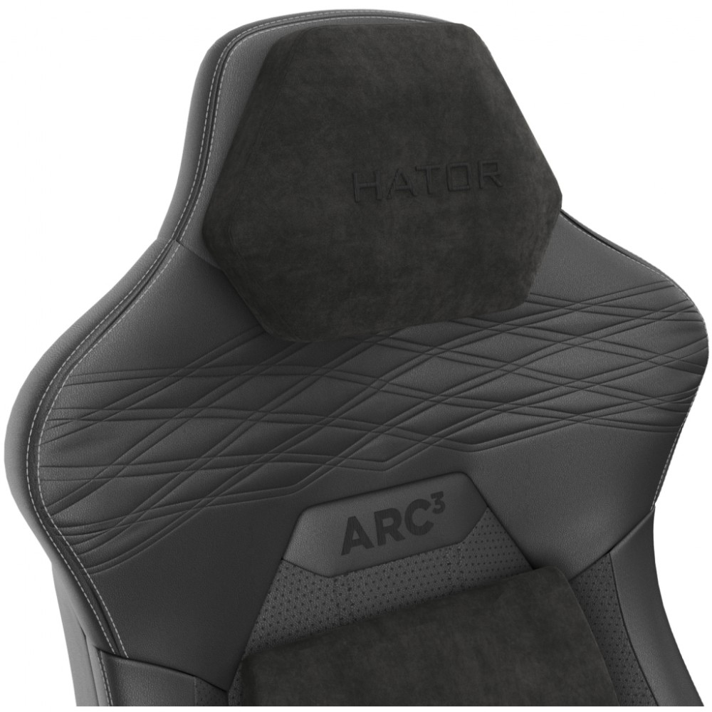 Крісло ігрове Hator Arc 3 XL PU Black (HTC3400XL) — фото 7