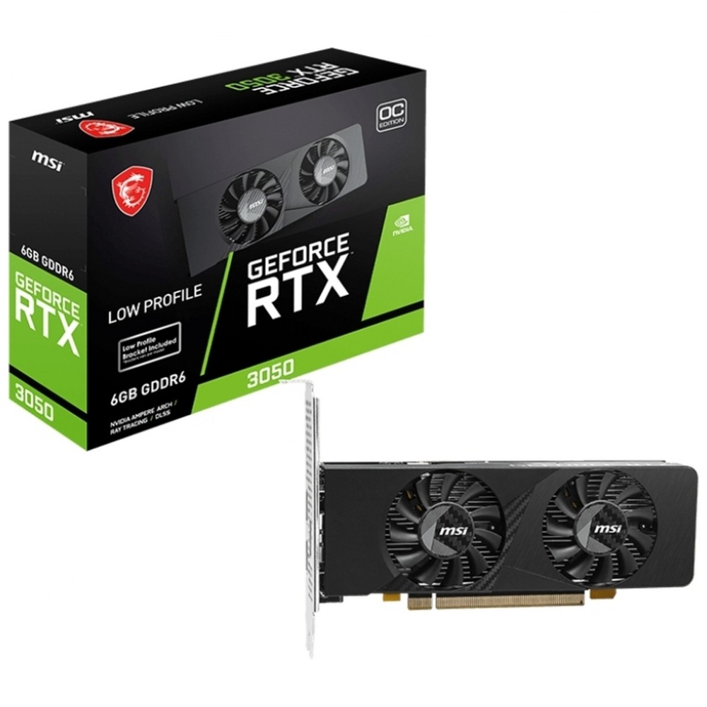 Відеокарта MSI GeForce RTX 3050 6144Mb LP E OC (RTX 3050 LP E 6G OC) — фото 6